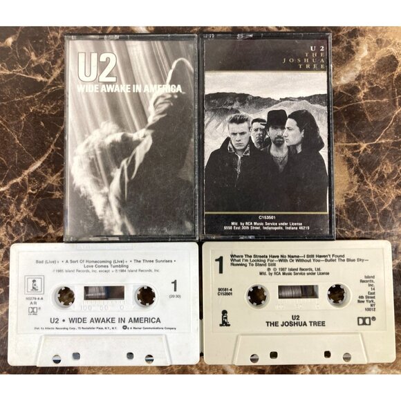 Lot of 9 U2 Cassette Tapes Boy October Under A Blood Red Sky Joshua Tree Tested - Picture 6 of 8
